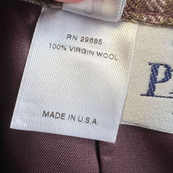 VTG Pendleton Women’s 14 Tall Plaid Multicolored A Line MIDI Skirt Wool USA NWT - Picture 9 of 11